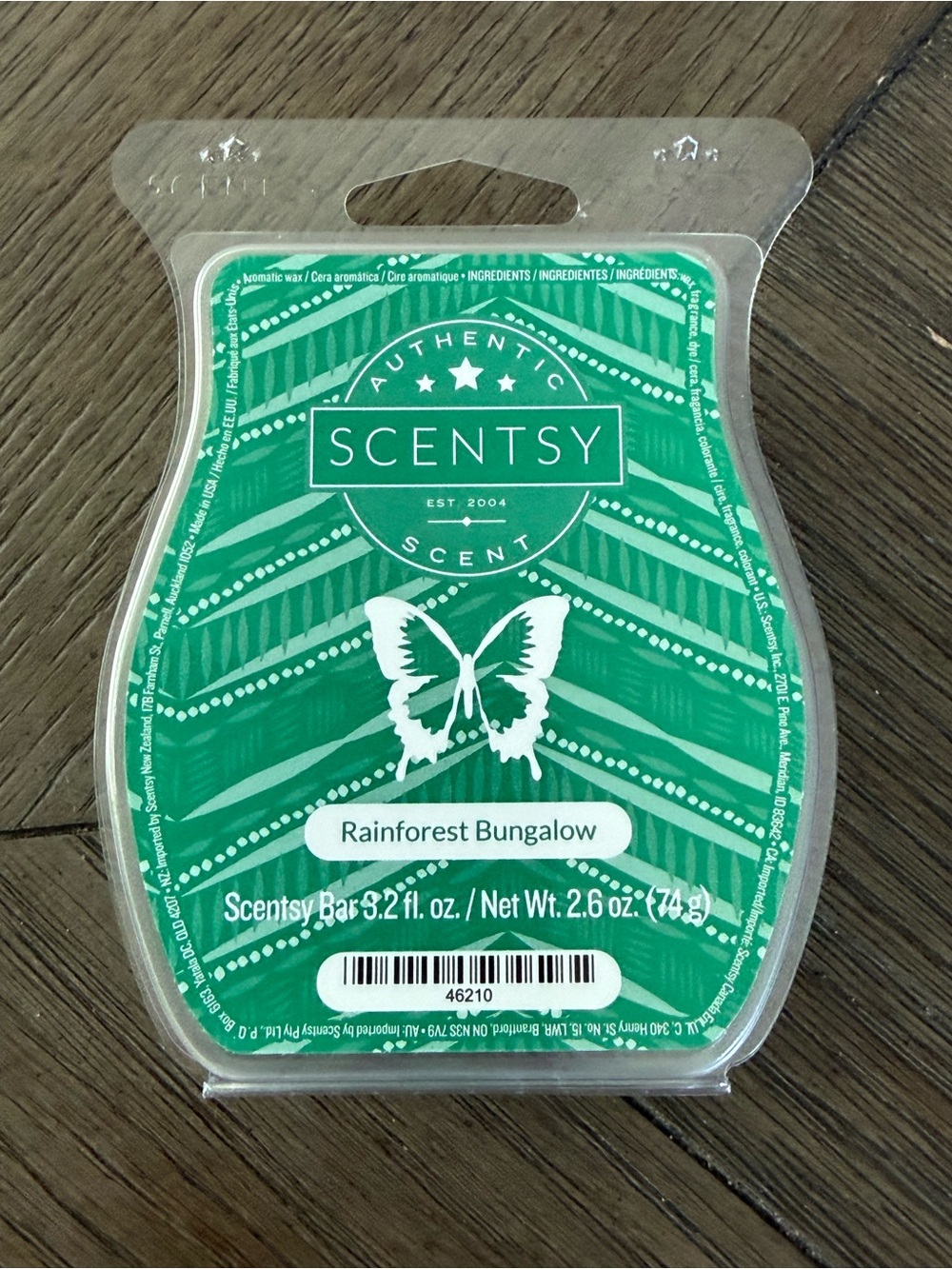 Scentsy Rainforest Bungalow Wax Bar Retired